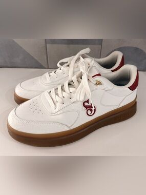 Skechers Snoop Dogg: Courtside - Cali Dudez lifestyle sneakers, white & red- 12